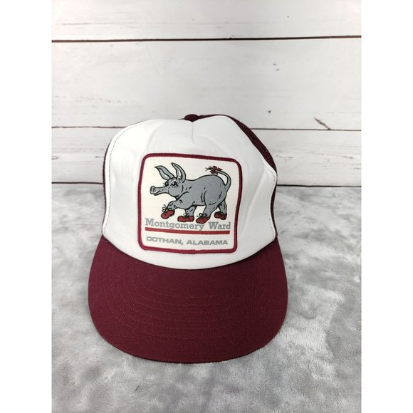Montgomery Wards Dothan Alabama Vintage Trucker Hat - Picture 1 of 10
